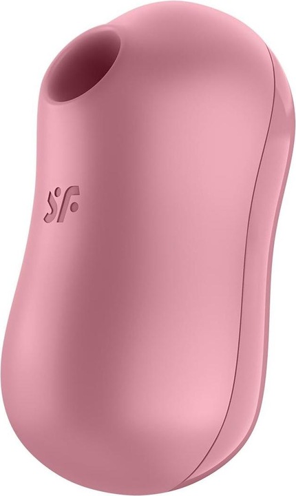 Actual product image Satisfyer Cotton Candy Double Aire Pulse Vibrator - Light Red