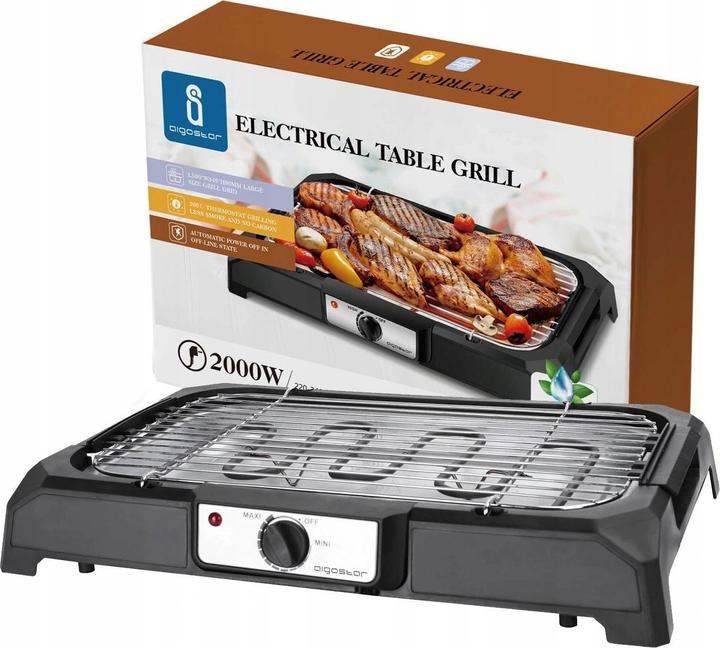 Actual product image Aigostar 2000W Electrical Table Grill VDE