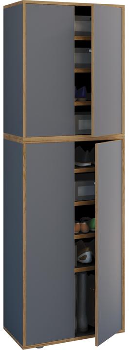 Actual product image VCM XXL Holz Grosser Schuhschrank Salia B60 (60 x 33 x 183 cm)