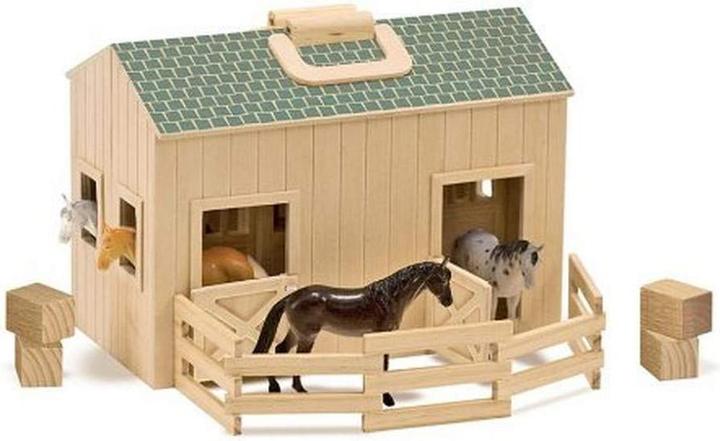 Actual product image Melissa & Doug Mini horse stable