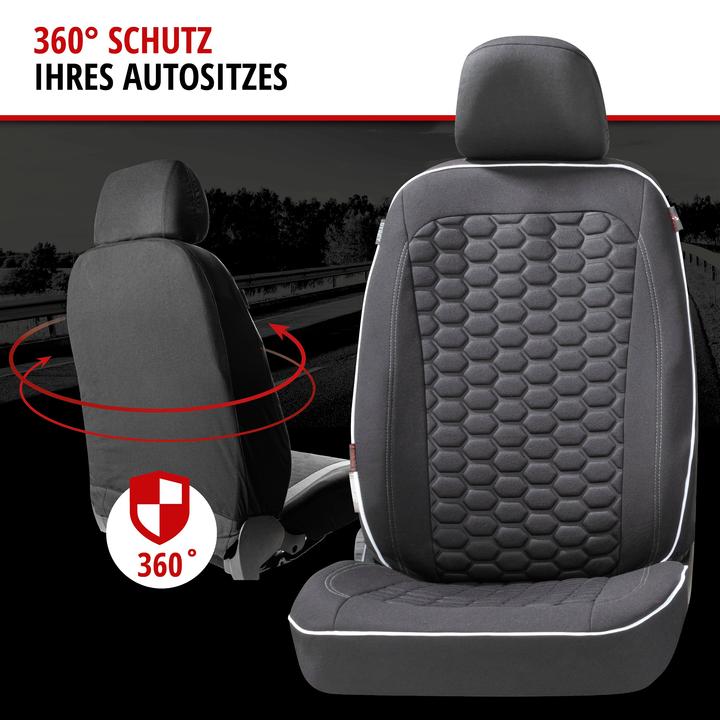 Produktbild Walser Autositzbezug ZIPP-IT Premium Kendal, PKW-Schonbezüge für 2 Vordersitze mit Reiverschluss-System sc