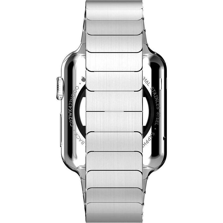 Tech-Protect Protect LINKBAND APPLE WATCH 1 (Edelstahl, 9), Uhrenarmband, Silber