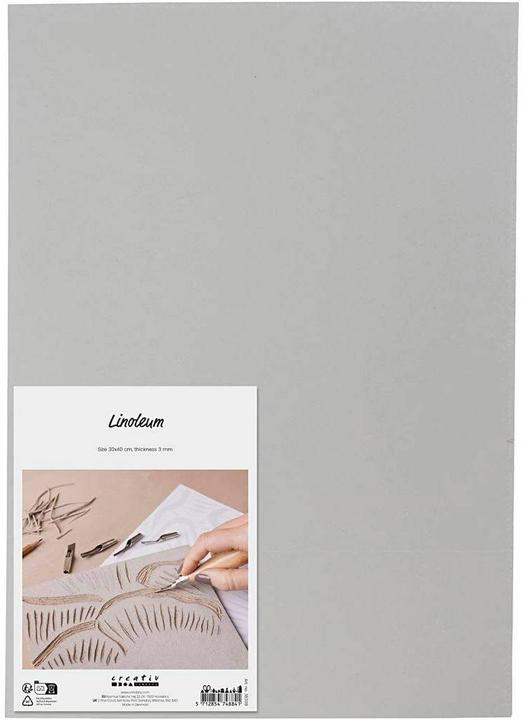 Produktbild Creativ Company Linoleum 30x40 cm - Grey (38209)