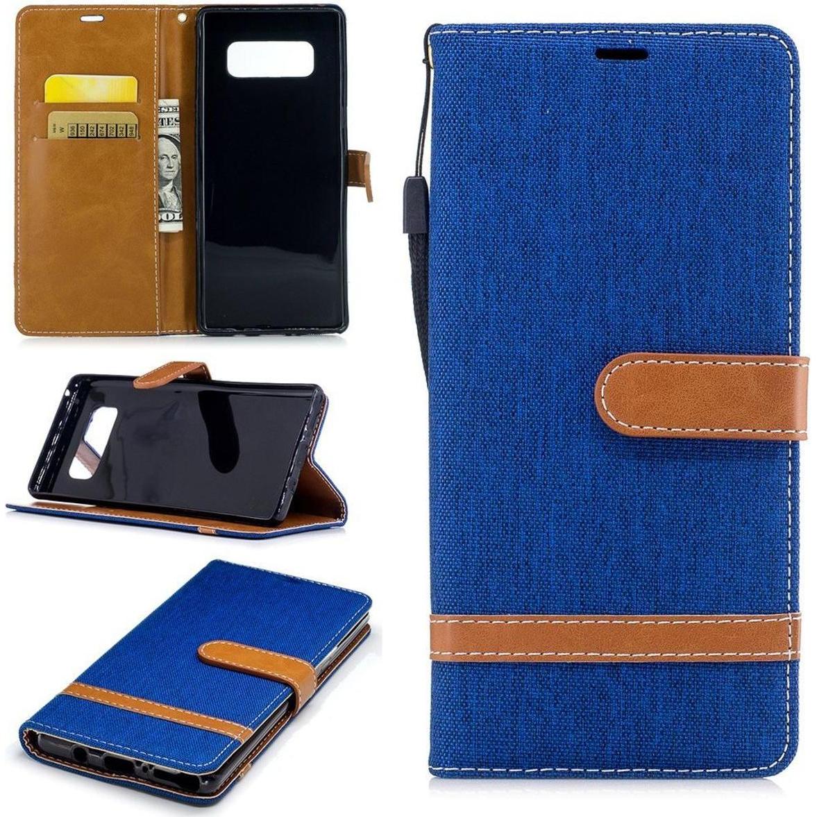 König Design Hülle Handy Schutz für Samsung Galaxy Note 8 Case Cover Tasche Wallet Etui Neu (Samsung Galaxy Note 8), Sma...