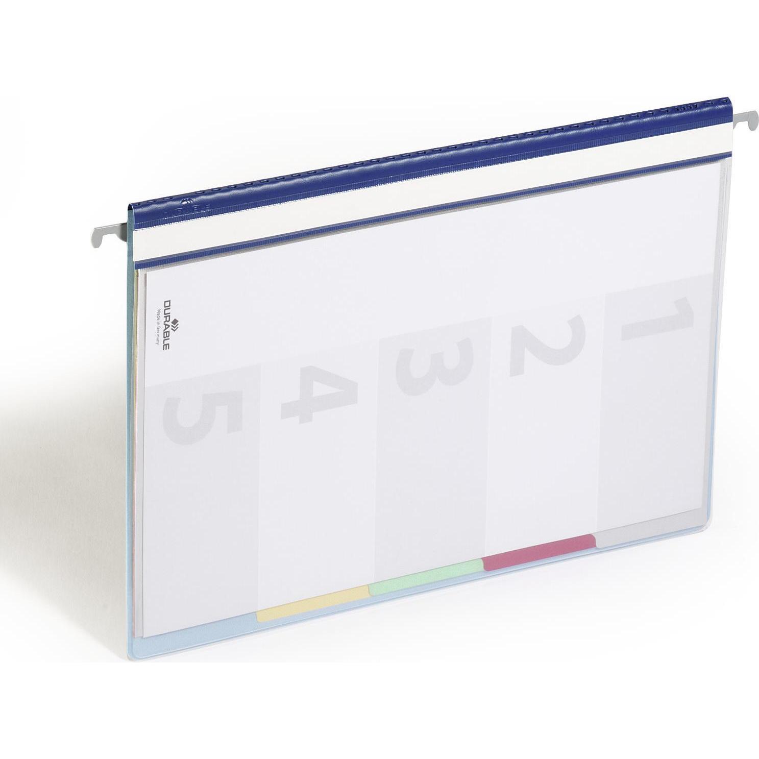 Durable, Mappe, Divisoflex PVC Blau A4 (A4, 5 x)