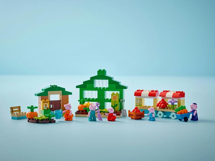Actual product image LEGO DUPLO 10461 Bedstefar Gris' have og drivhus (10461)