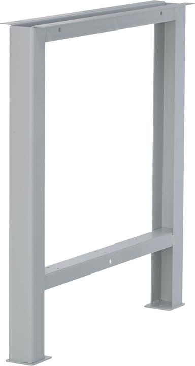 Produktbild Schäfer Shop Pure Fussgestell für Arbeitsplatte, nicht höhenverstellbar + 1x ein Paket Einwegmaske...