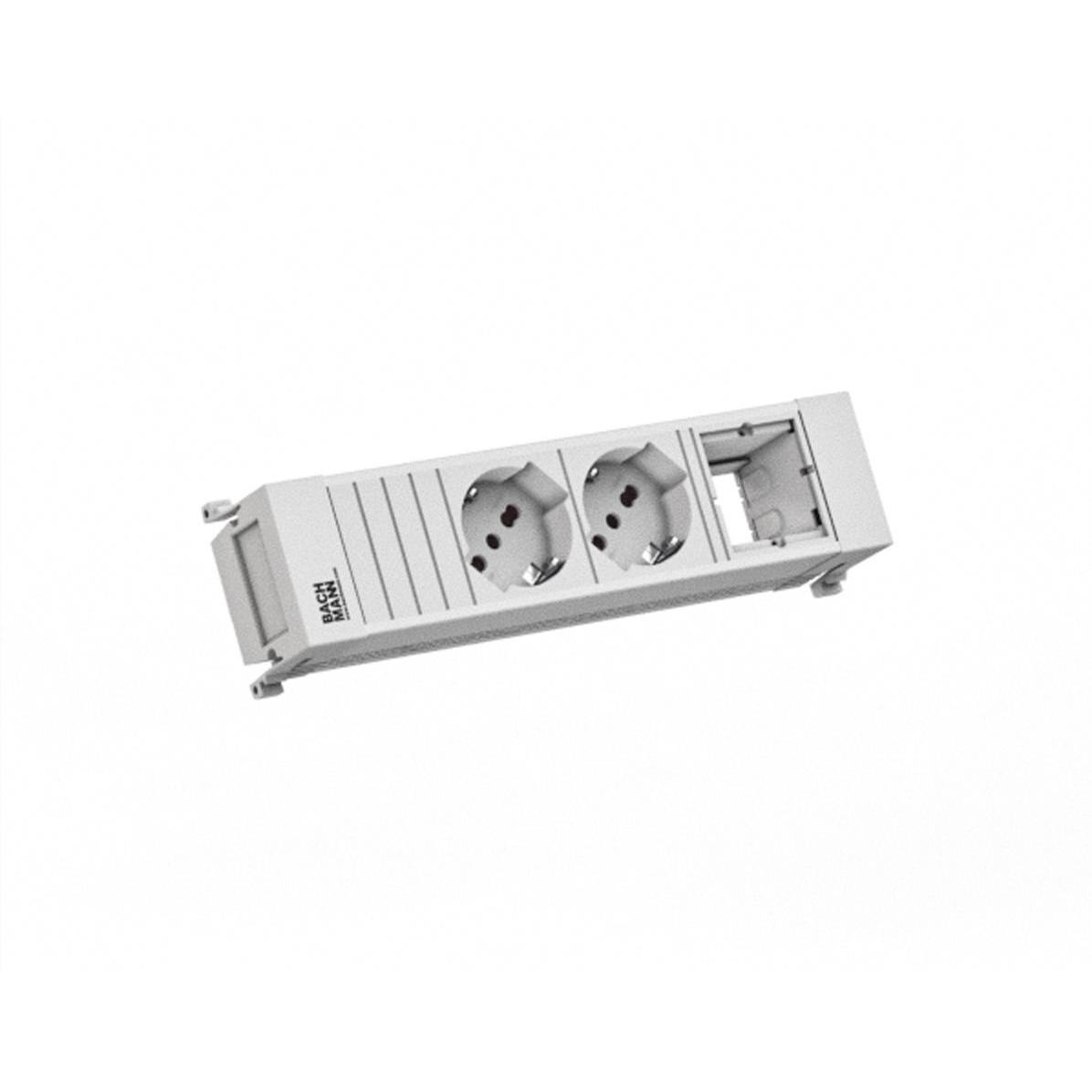 Bachmann, Steckdosenleiste, BACH Steckdosenleiste (2 x, GST18, 0.20 m)