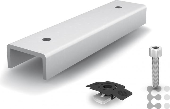 K2 Systems RailConnector FlatConnector 1006039 Set (Solar system mounting material)