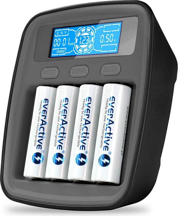 Everactive !LADEGERÄT NC-1000M V2 USB-C! (4 Stk., AA, AAA)