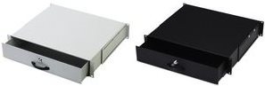 Actual product image Digitus DN-19 KEY-2U document compartment, 2 U, light gray (RAL 7035)