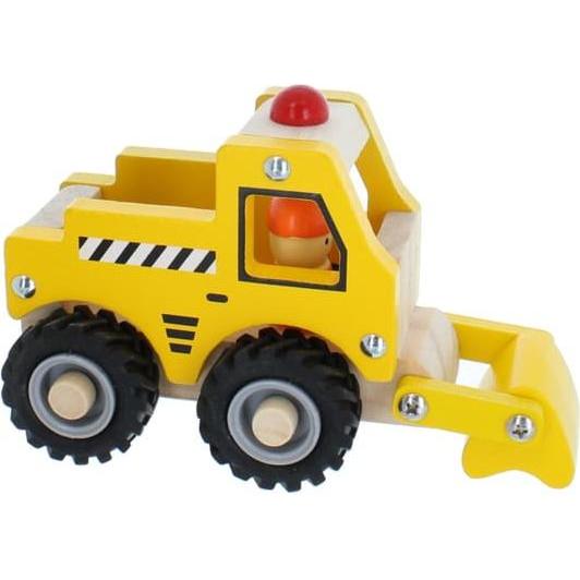 Besttoy Schaufelbagger aus Holz - gelb