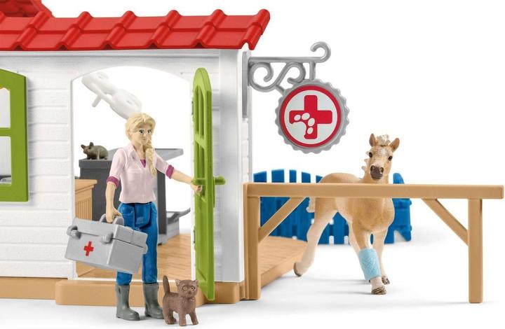 Produktbild Schleich Tierarzt-Praxis mit Haustieren