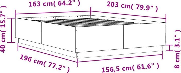 Image du produit vidaXL Bettgestell (180 x 200 cm)