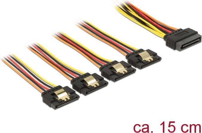 Actual product image Delock 60156 (15 cm, 15 pin S-ATA)