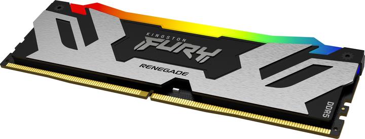 Produktbild Kingston 48GB 8000MT/s DDR5 CL38 DIMM Kit of 2 FURY Renegade RGB Silver (2 x 24GB, 8000 MHz, DDR5-RAM, DIMM)