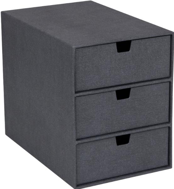 Actual product image Bigso INGRID 3 compartments canvas