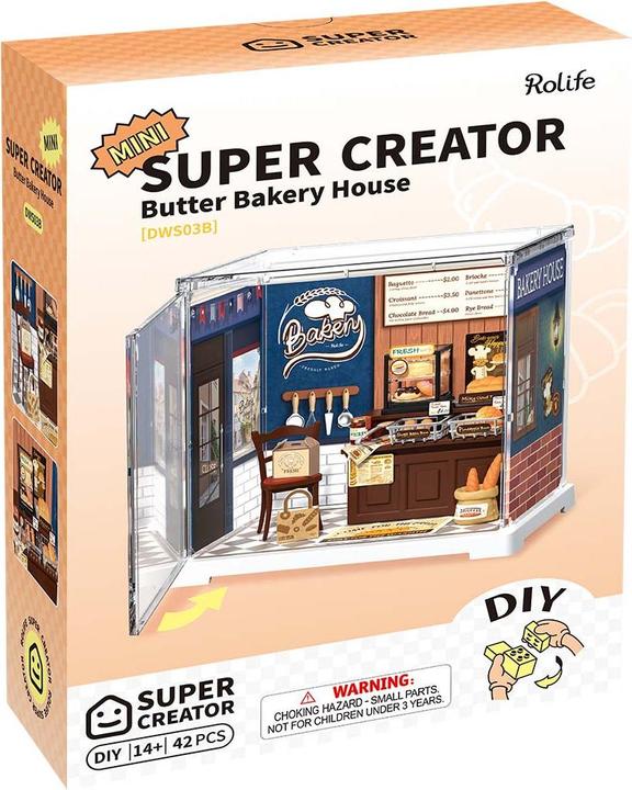 Actual product image Robotime Bausatz Butter Bakery House