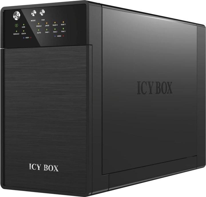 Icy Box Externes Dual-RAID-System für 3,5" SATA I (3.5")