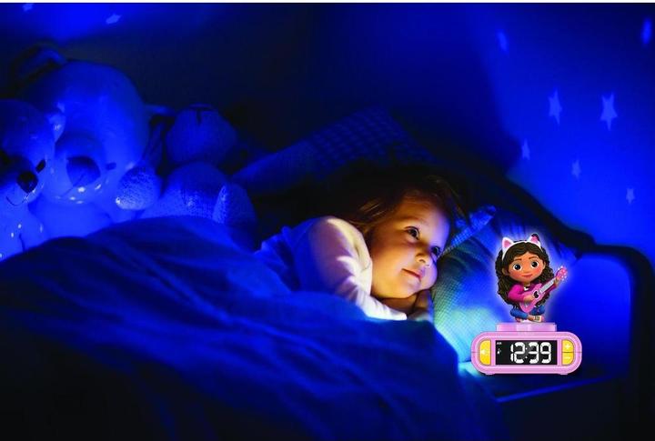 Actual product image Lexibook Gabby's Dollhouse - Alarm Clock with Night light and sounds (80114)