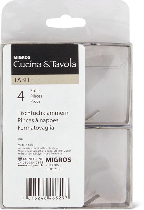 Produktbild Cucina & Tavola Tischtuchklammern