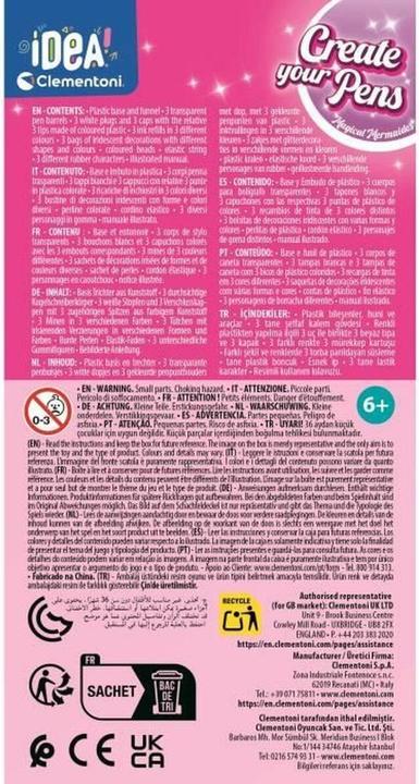 Actual product image Clementoni Idea - Mini Lab Penne Mermaid