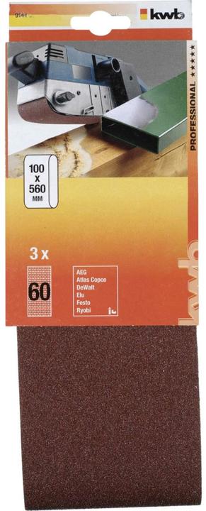 Actual product image kwb Sanding belt 100X560 grain 60 (60)