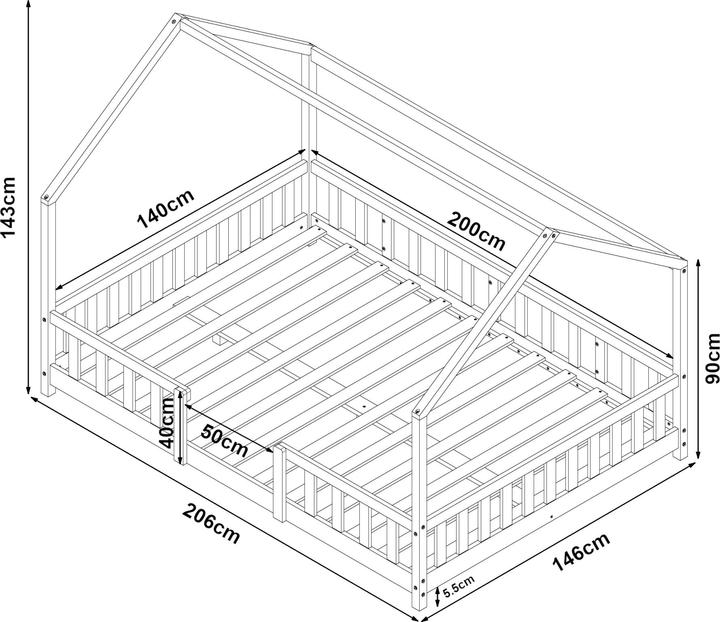 Produktbild En.Casa Sisimiut (140 x 200 cm)