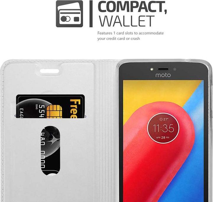 Actual product image Cadorabo Book Classy Style Cover (Motorola Moto C Plus)