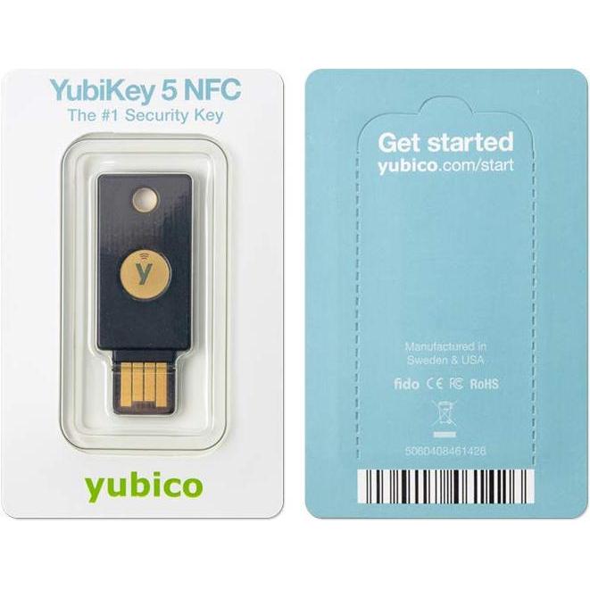 Thumbnail - Yubico YubiKey 5 NFC, Notebook Security, Schwarz
