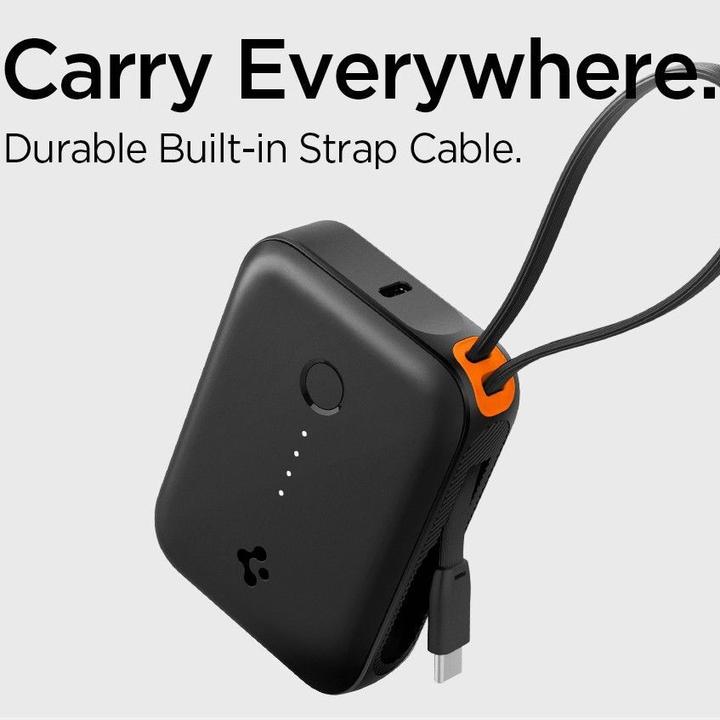 Actual product image Spigen Powerbank Essential EA3010BT 10000mAh 30W czarny (10000 mAh, 30 W)