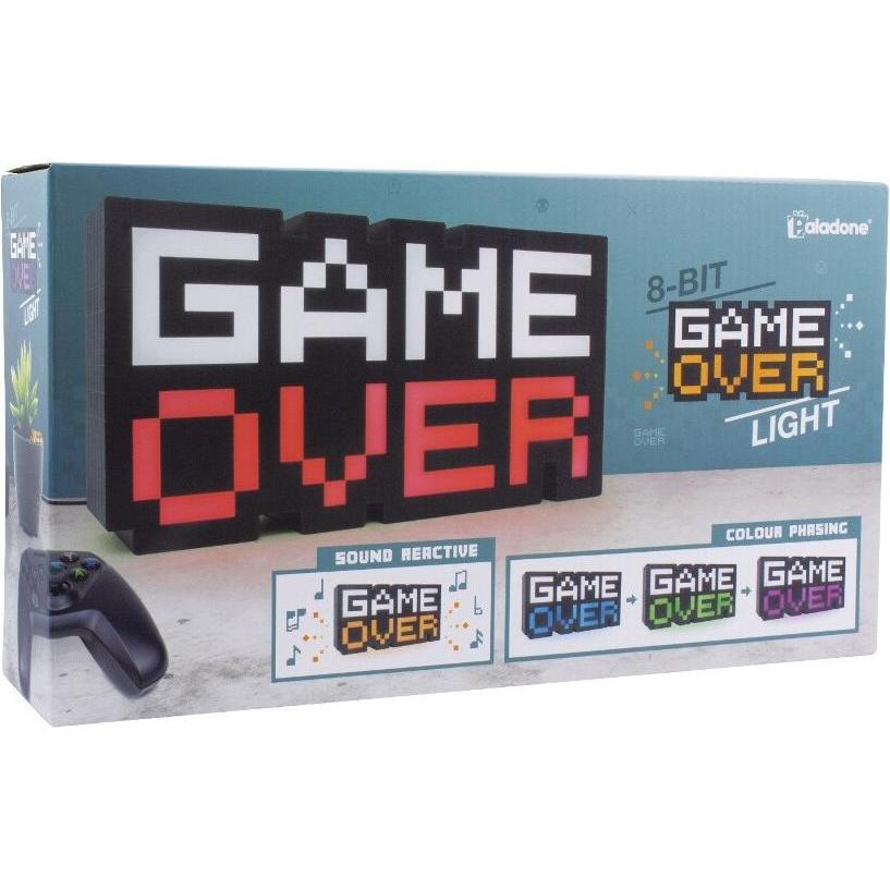 Thumbnail - Paladone Products 8-BIT Lampe Game Over, Weiteres Gaming Zubehör, Grau, Blau