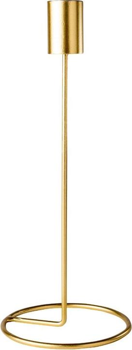 Immagine prodotto Artifete Portacandele di design in metallo dorato (23 cm)