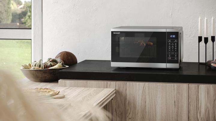 Immagine prodotto Sharp YC-MG252AE-S Microonde e grill (25 l)
