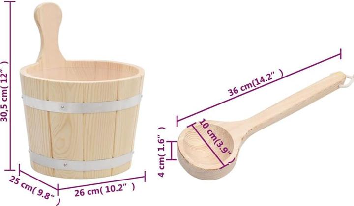 Immagine prodotto vidaXL Sauna Set