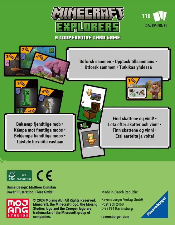 Actual product image Ravensburger Minecraft Explorers (Nordisk) - 10822587 (Icelandic)