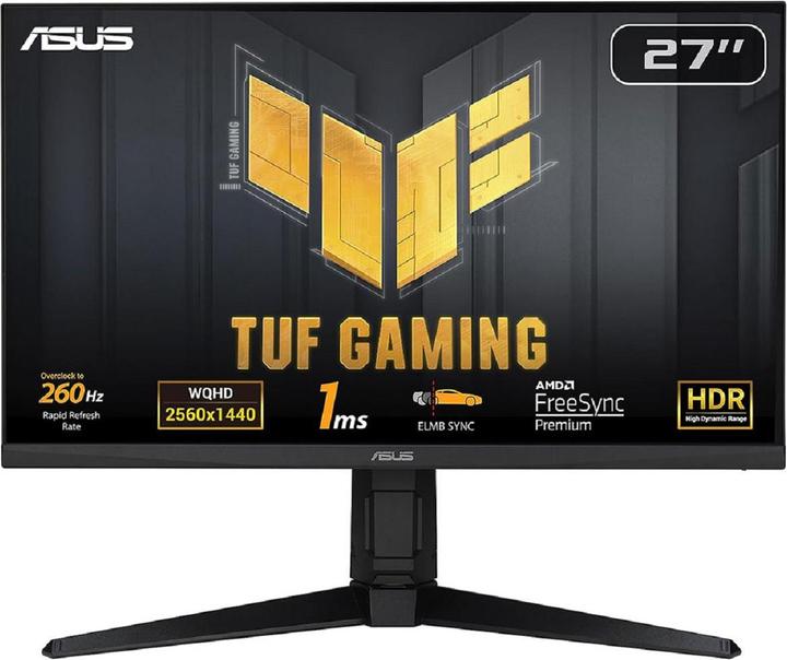 Productafbeelding ASUS TUF Gaming VG27AQML1A HDMI DP (2560 x 1440 pixels, 27")