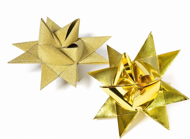 Produktbild Gebrüder Bertels Papierstreifen "Glitter, gold", 25mm, 20 Streifen (20 x)