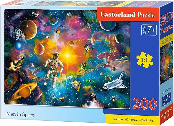 Immagine prodotto Castorland Puzzle 200 L'uomo nello spazio CASTOR (200 pezzi)