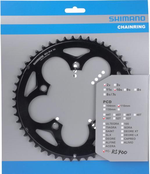 Produktbild Shimano Kettenblatt FC-RS400 50 Zähne F (50)
