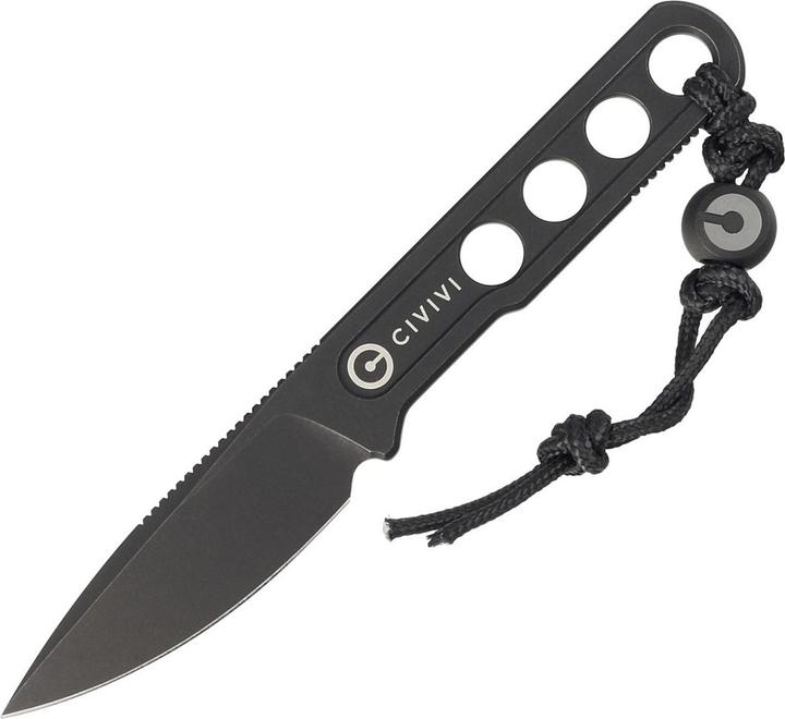 Civivi Circulus Naked Edelstahlmesser, Schwarz