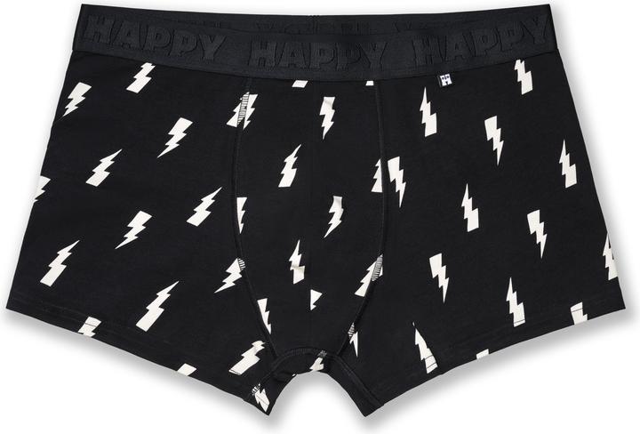 Image du produit Happy Socks 3-Pack Black and White Short Boxers (L, Lot de 3)