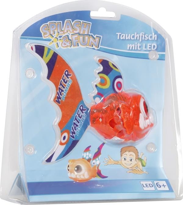 Produktbild Splash & Fun Tauchfisch mit LED, 2-fach sortiert