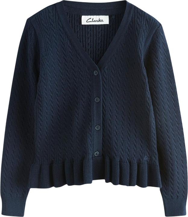 Produktbild Clarks Strickjacke Mädchen Rüschen Mit Zopfmuster Schule (2erPack) (152)