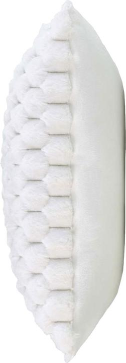 Produktbild Douceur D'intérieur Luxuriöses Sofakissen 45x45 cm - Traumhaft weiches Kuschelkissen in Weiss (45 x 45 cm)