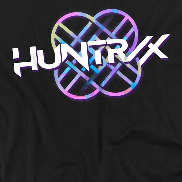 Immagine prodotto K-Pop Demon Hunters Huntr/X Maglietta Oversize Pastello Logo Donna (XXL)