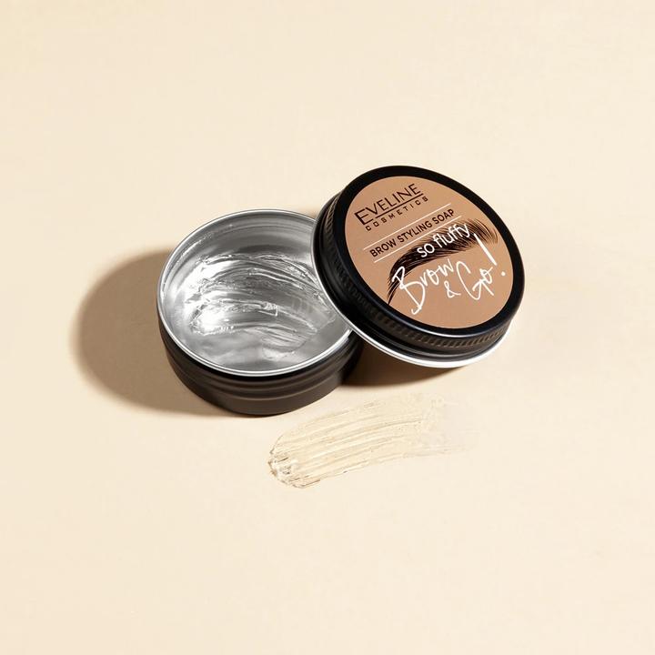 Actual product image Eveline Brow & Go! Vegan Eyebrow Styling Soap 25G