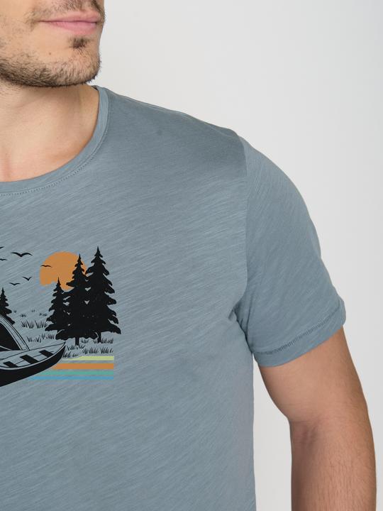 Actual product image Greenbomb T-Shirt Nature Canoe Tent (S)