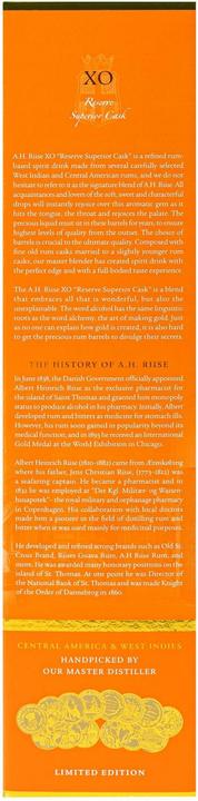 Produktbild A.H.Riise X.O. Reserve Superior (1 x 70 cl)