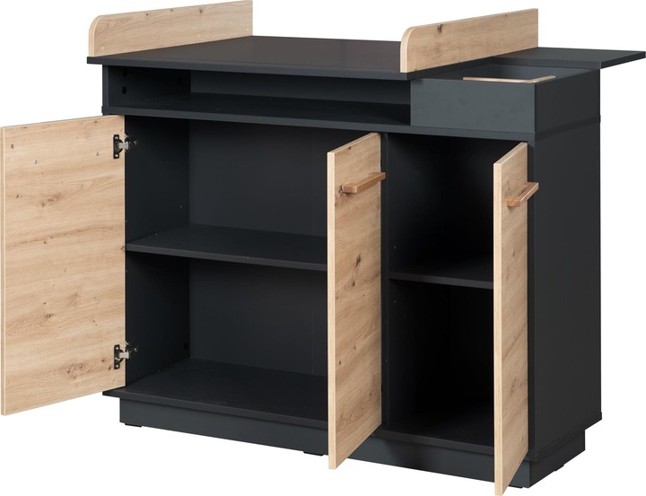 Image du produit Roba Ensemble de chambre d'enfant Lenn (Unité de changement, Lit de bébé)
